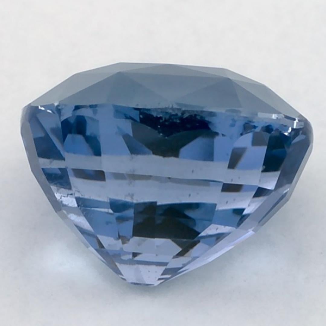 4.10 qt Zafiro Azul Cushion Gema Suelta en Nuevo estado para la venta en Fort Lee, NJ