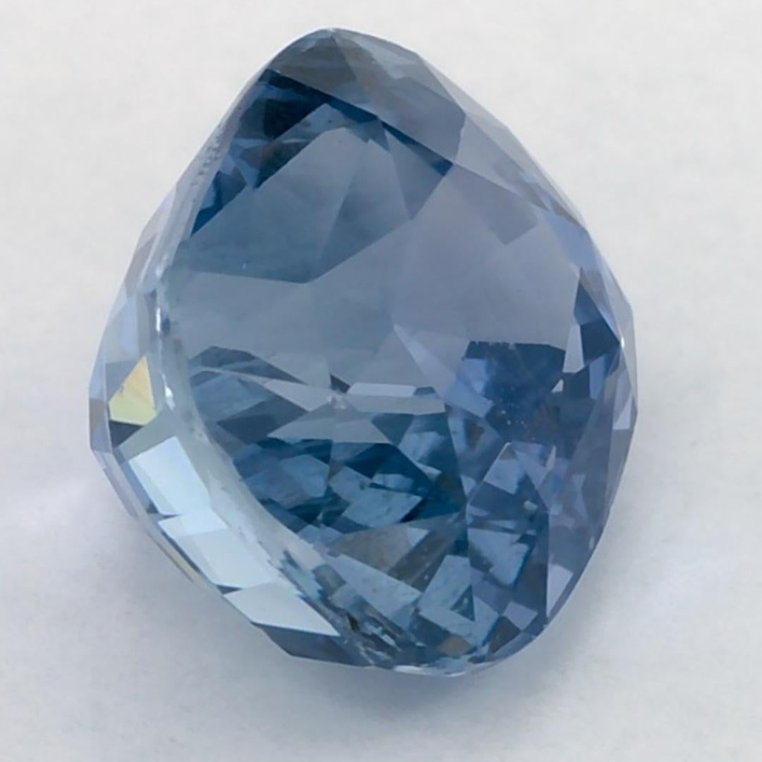 4.10 qt Zafiro Azul Cushion Gema Suelta en venta 2