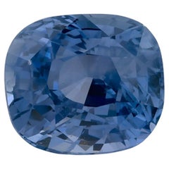 4.10 Ct Blue Sapphire Cushion Loose Gemstone