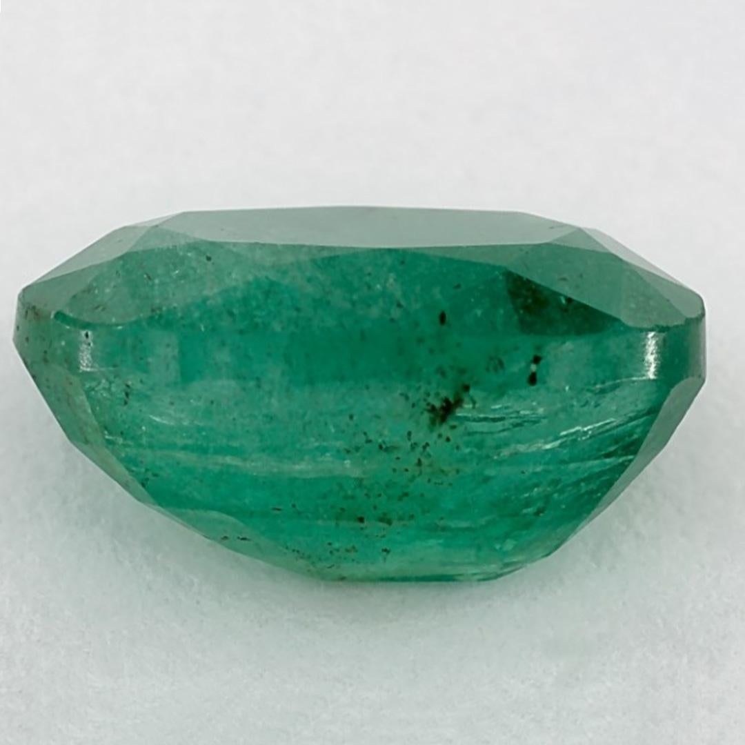 4.10 Karat Smaragd Oval Loser Edelstein im Zustand „Neu“ im Angebot in Fort Lee, NJ