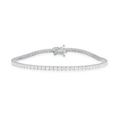 4.10 tcw Diamond Tennis Bracelet / 14k Gold Diamond Classic Eternity