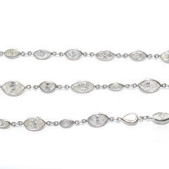 41.08 Carat Diamonds by the Yard Platinum Opera Necklace