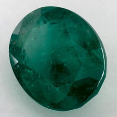 4.11 Ct Emerald Oval Loose Gemstone
