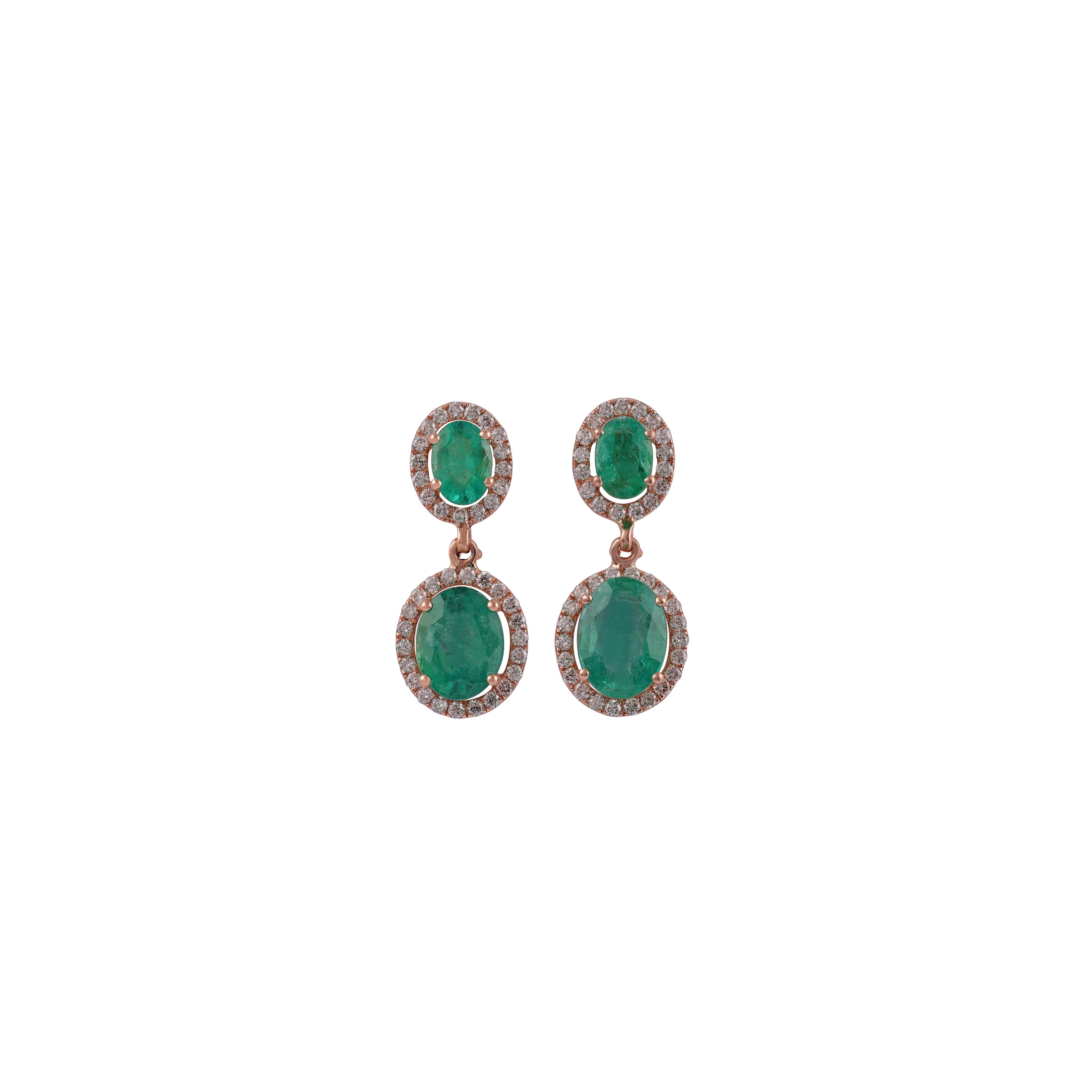 Magnificent Zambian  Emerald Stud Earrings
Zambian  Emerald approx. 2.46 CTS
18k Gold mounting 3.75 Gms
Diamond 0.62 Cts


Custom Services
Request Customization