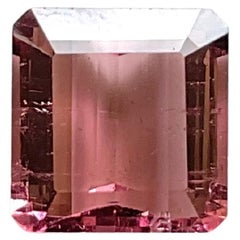 4.12 Carats Pink Peach Tourmaline Octa Faceted Cut stone Top Quality Natural gem