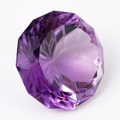 41.25 Carats Purple Pastel Fantasy Cut Amethyst Natural Gemstone Loose Deal