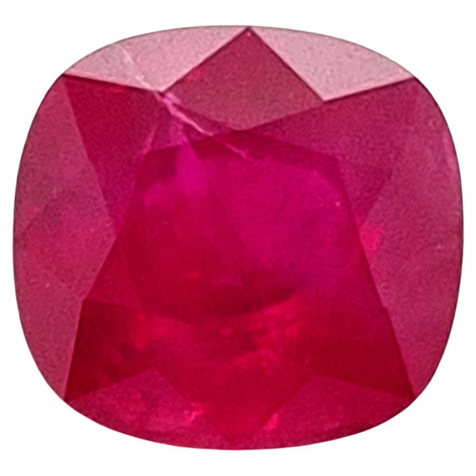 4.13 carat unheated Burmese Ruby 