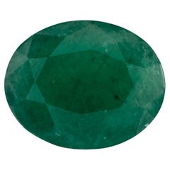 4.13 Ct Emerald Oval Loose Gemstone