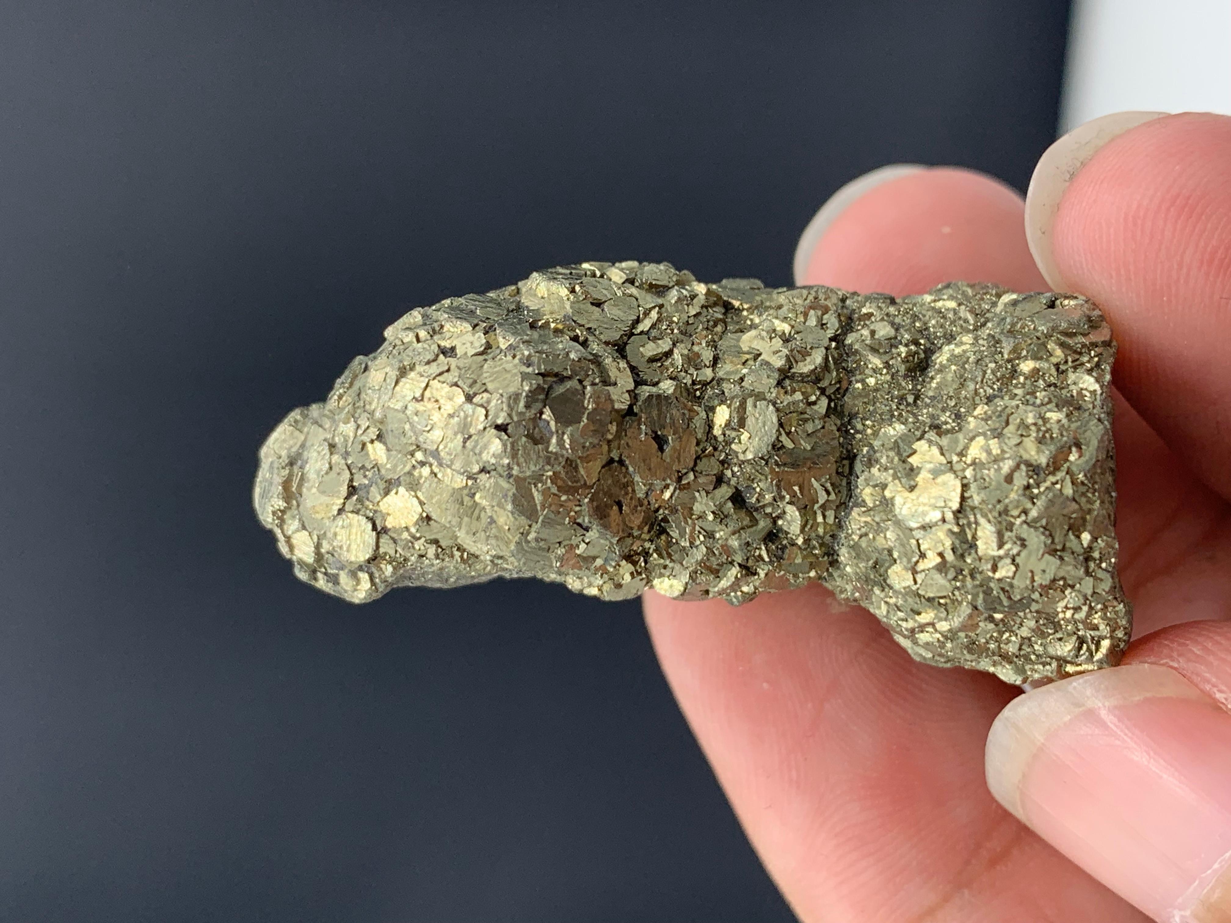 41.32 Gram Amazing Pyrite Specimen From Jowzjan Province, Afghanistan  For Sale 1