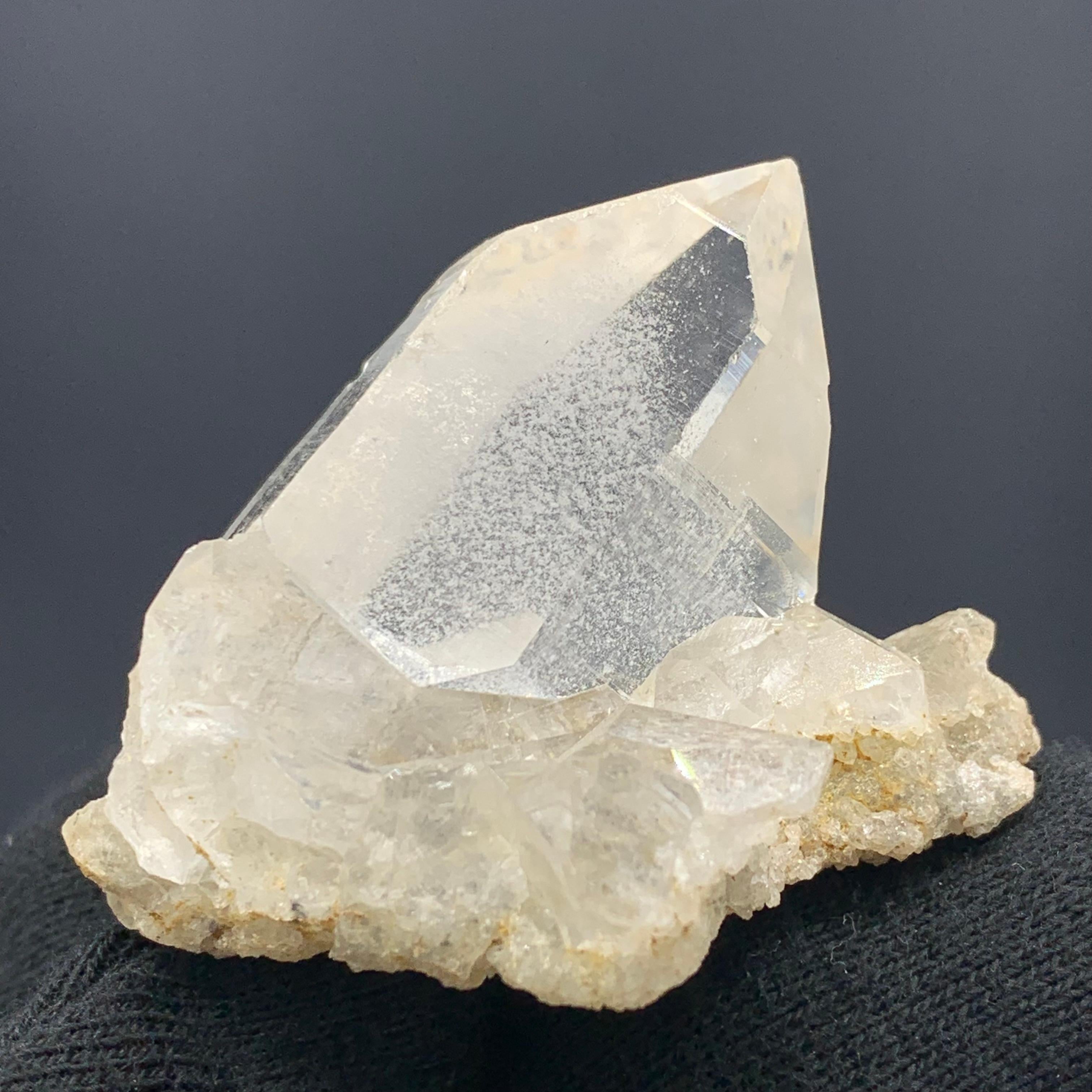 41.37 Gram Lovely Quartz Specimen From Skardu, Pakistan 

Weight: 41.37 Gram 
Dimension: 3.4 x 4.6 x 3.2 Cm
Origin: Skardu, Pakistan 

Quartz is one of the most common minerals in the Earth's crust. As a mineral name, quartz refers to a specific