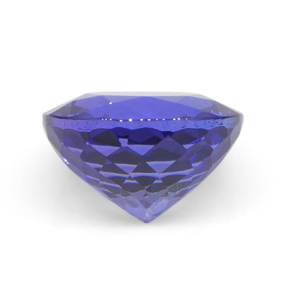 4.13ct Round Violet Blue Tanzanite from Tanzania For Sale 7