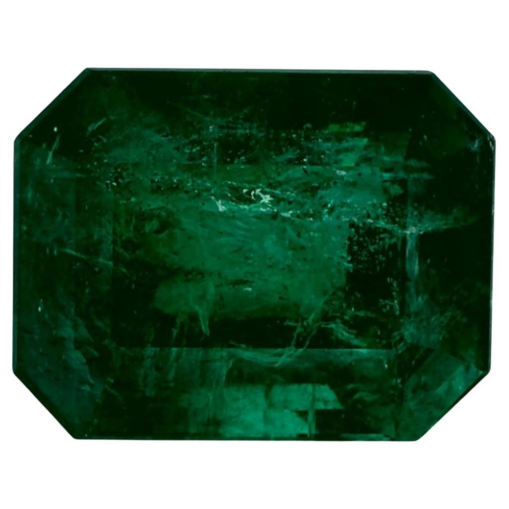 4.14 qt Esmeralda talla octágono Gema suelta