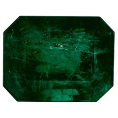 4.14 qt Esmeralda talla octágono Gema suelta
