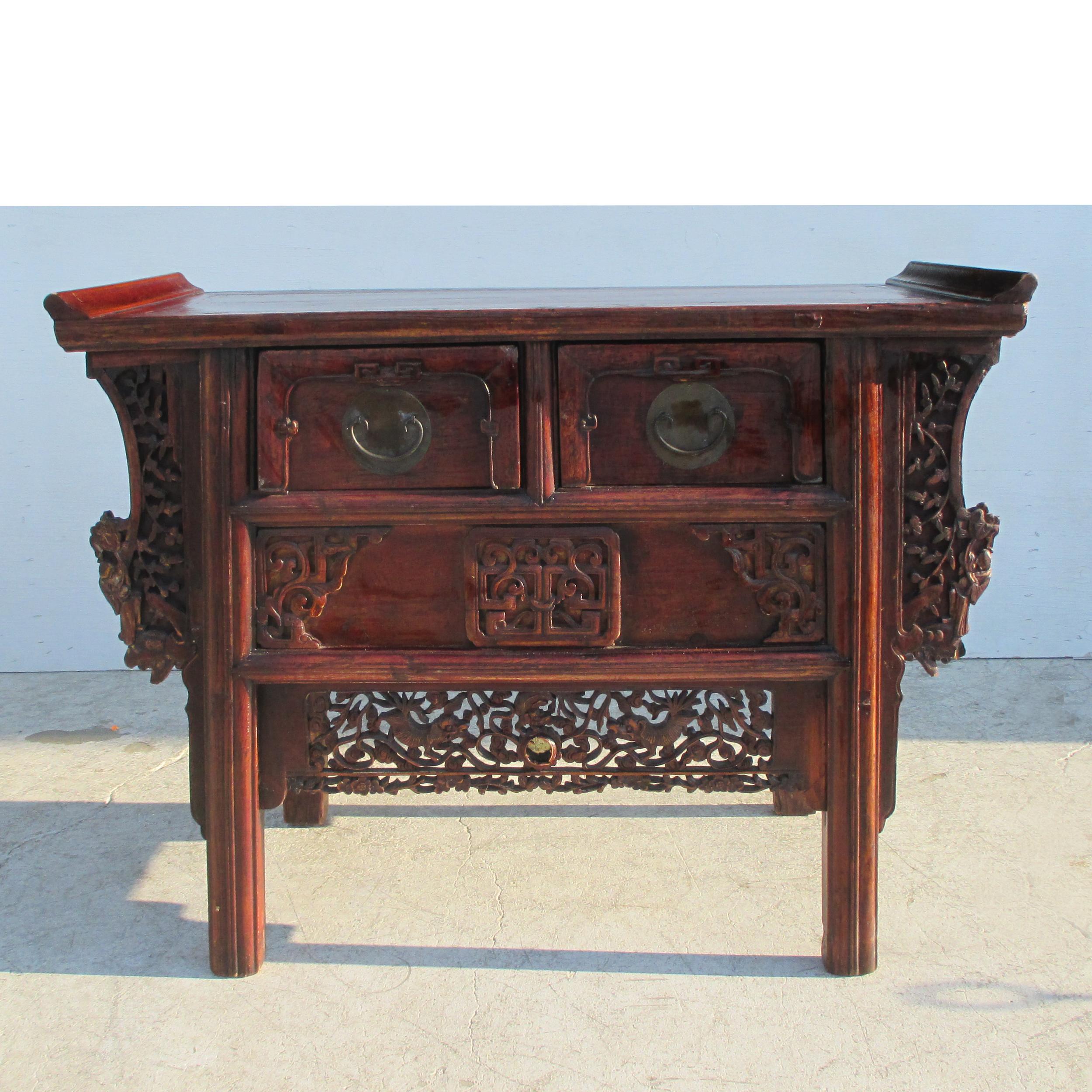19th Century Qing Period Chinese Alter Console For Sale 2
