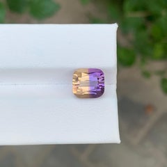 4.20 Carat Natural Loose Ametrine Cushion Shape Gemstone