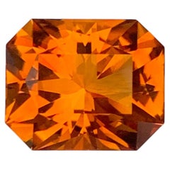 4.15 Carati Nature Sciolto Maraba Citrino Taglio Ottagono Gemma