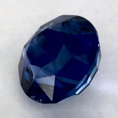 4.15 carati di zaffiro blu rotondo sfuso