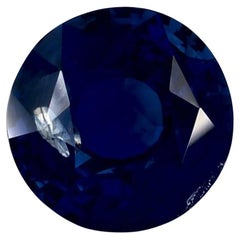 4.15 carati di zaffiro blu rotondo sfuso