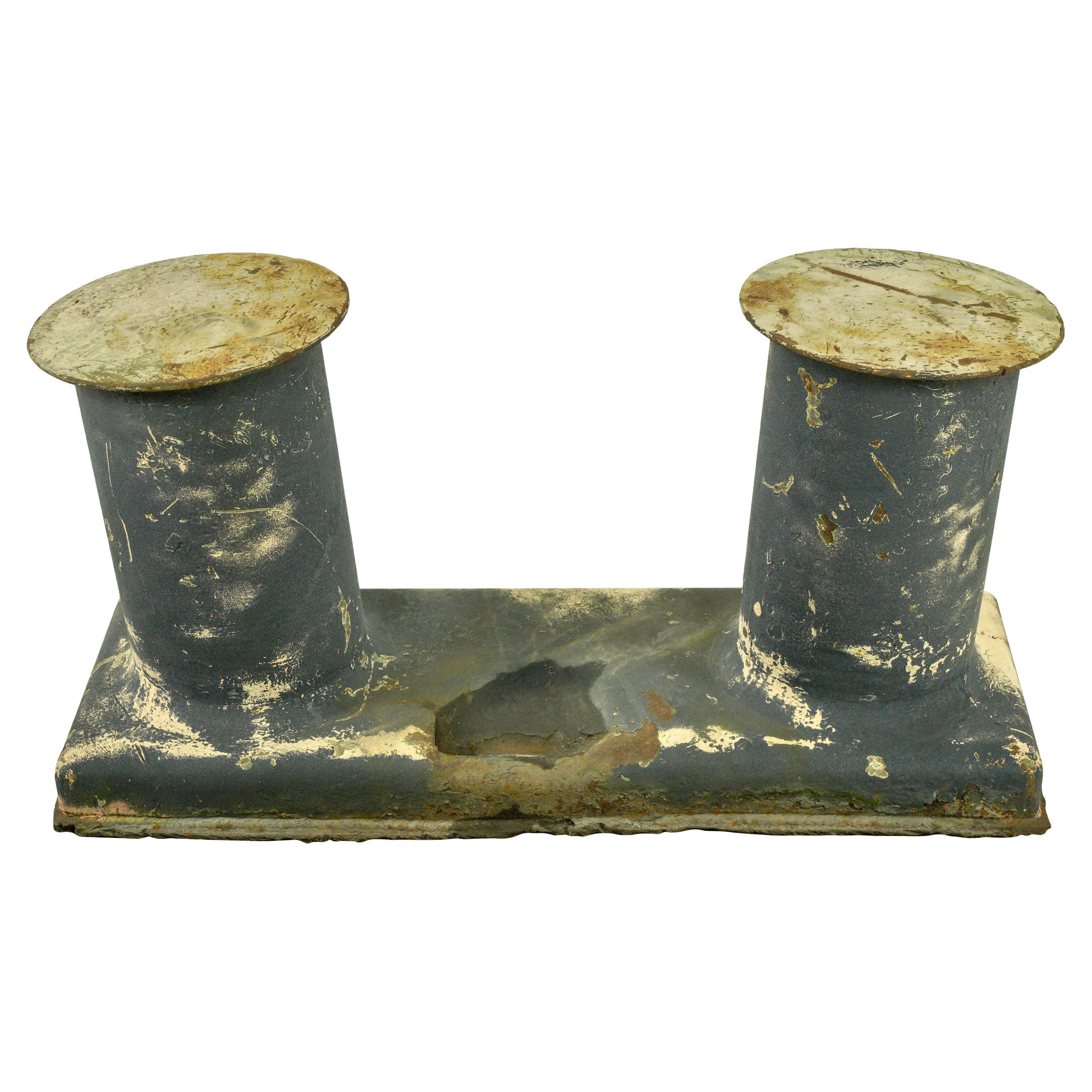 41.5 in. Cast Iron Ship Maritime Mooring Bollard 470 Pounds For Sale