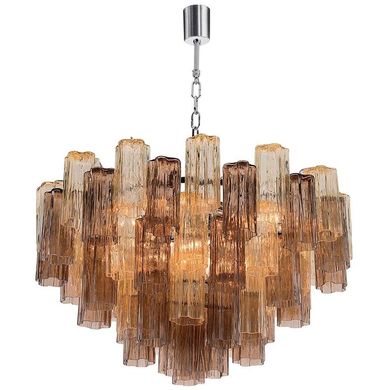 4150/S90 Colored Glass Chandelier For Sale at 1stDibs