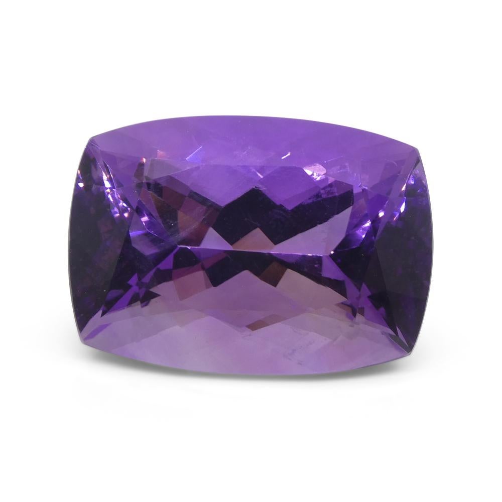 41.54ct Cushion Purple Amethyst from Uruguay For Sale 5