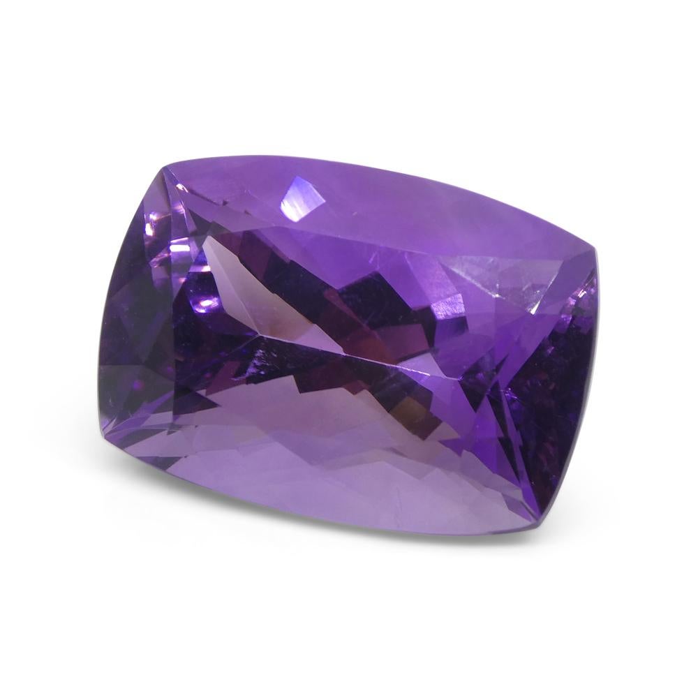 41.54ct Cushion Purple Amethyst from Uruguay For Sale 6