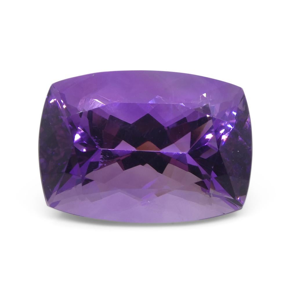 41.54ct Cushion Purple Amethyst from Uruguay For Sale 1