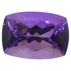 41.54ct Cushion Purple Amethyst from Uruguay