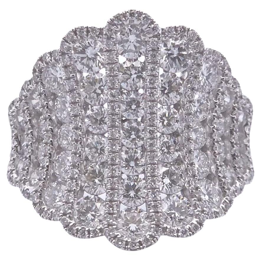 4⅕ct Round Diamond Fashion Ring in 18k Gold