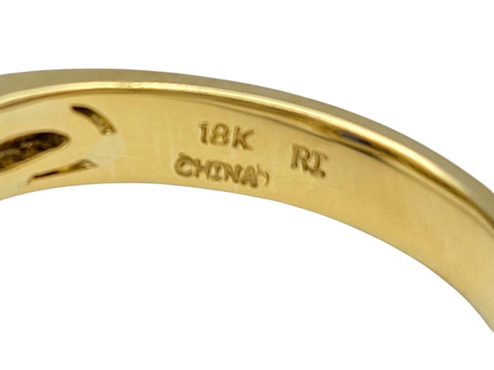 Cóctel de tanzanita y diamantes talla oval de 4,16 quilates en oro amarillo de 18 quilates en venta 2
