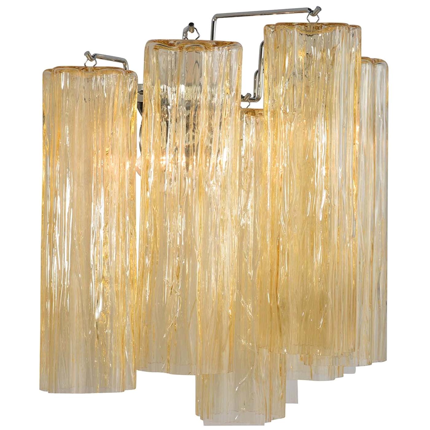 4160/APP Colored Glass Wall Lamp