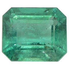 4.16ct Octagonal/Emerald Cut Green Emerald GIA Certified Zambia (F2)
