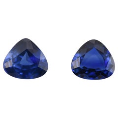 4.17 Сarats Blue Sapphire Pair with GIA Report