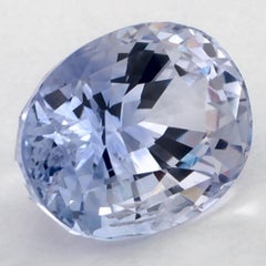 4.17 Ct Blue Sapphire Oval Certified Loose Gemstone