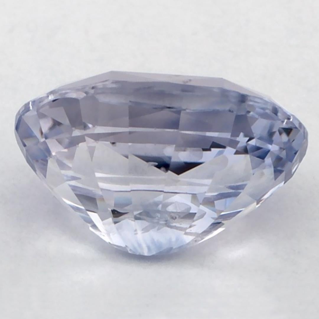 4,17 Karat blauer Saphir Oval zertifiziert loser Edelstein im Zustand „Neu“ im Angebot in Fort Lee, NJ
