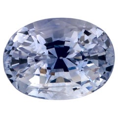 4,17 Karat blauer Saphir Oval zertifiziert loser Edelstein