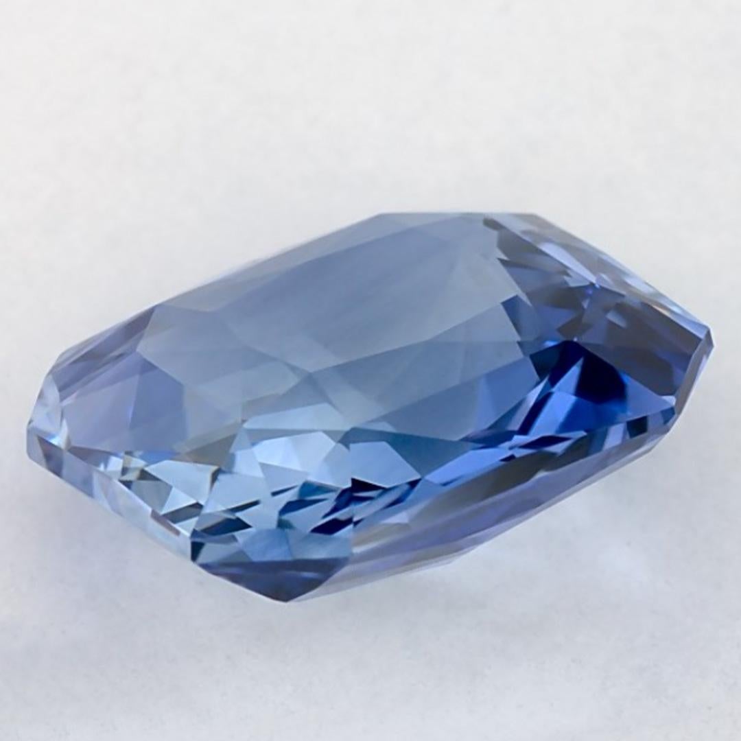 4,17 Karat Blauer Saphir Radiant Zertifizierter loser Edelstein im Zustand „Neu“ im Angebot in Fort Lee, NJ