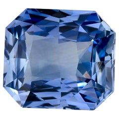 4,17 Karat Blauer Saphir Radiant Zertifizierter loser Edelstein