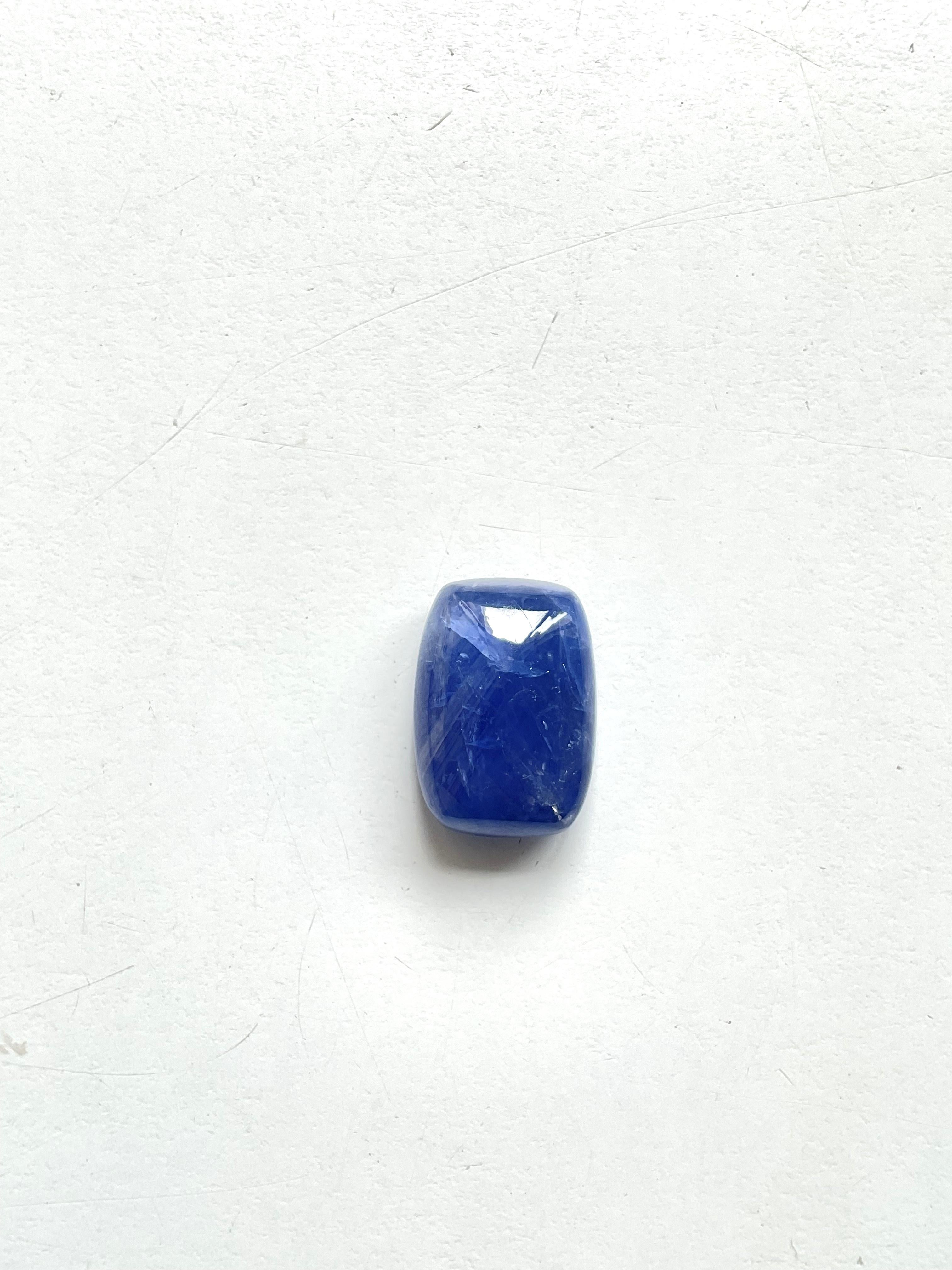 41.73 Carats Burmese Sapphire Cabochon Sugarloaf No-Heat Top Quality Natural Gem For Sale 1