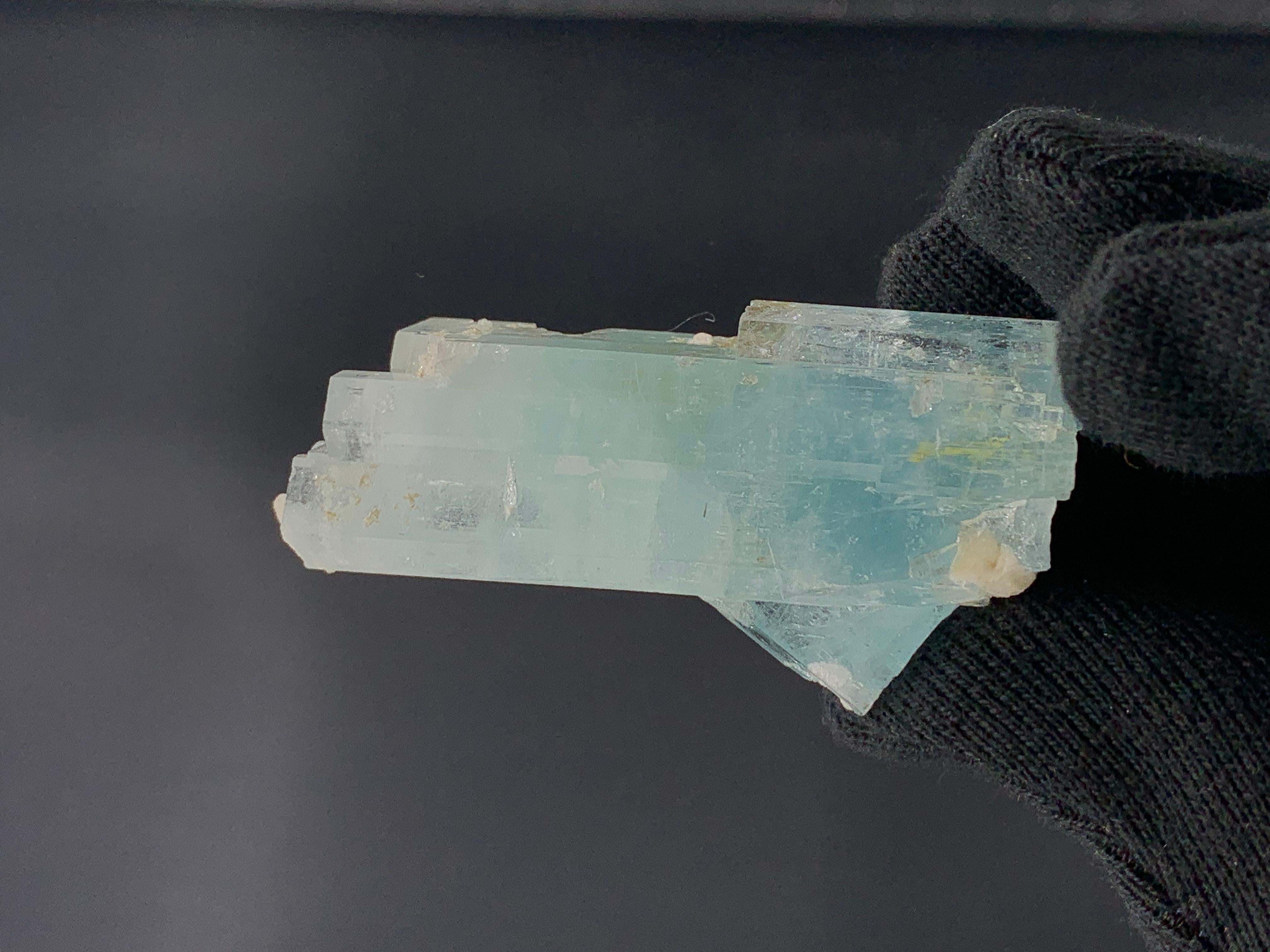 41.75 Gram Lovely Aquamarine Crystals From Shigar Valley, Pakistan  For Sale 2