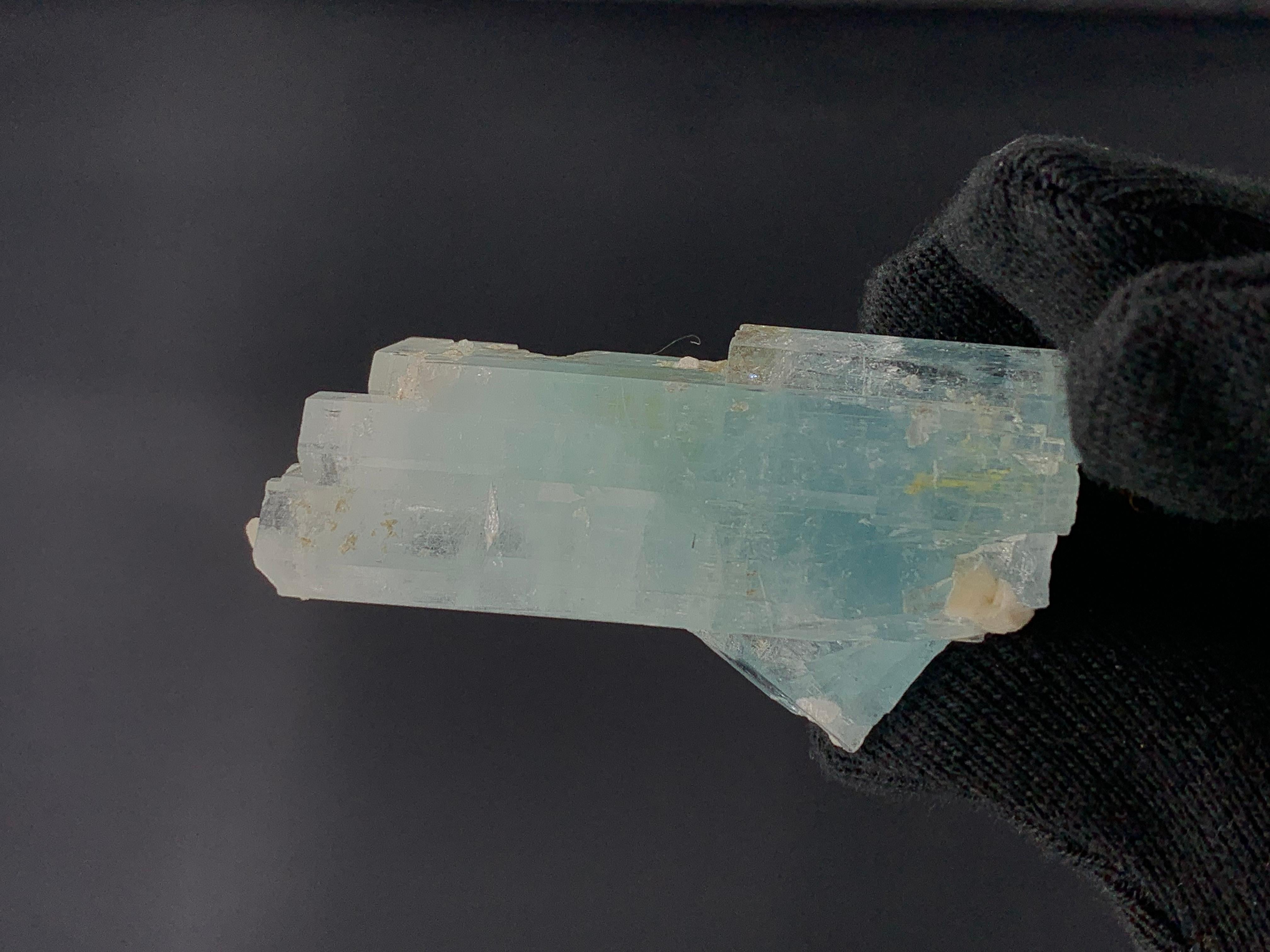 41.75 Gram Lovely Aquamarine Crystals From Shigar Valley, Pakistan  For Sale 4