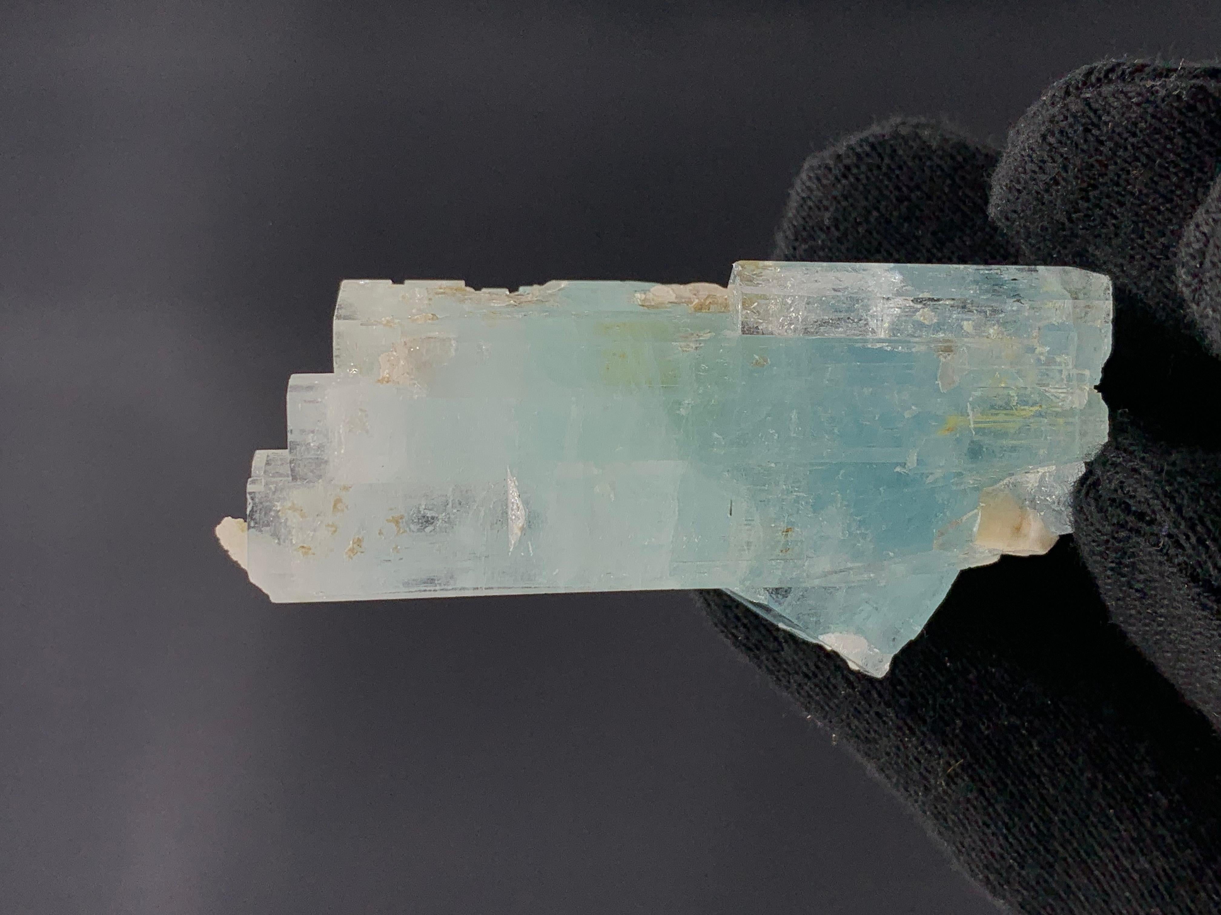 41.75 Gram Lovely Aquamarine Crystals From Shigar Valley, Pakistan  For Sale 1