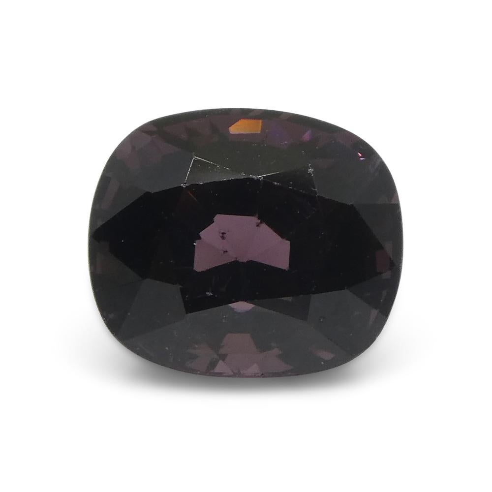 4.18ct Spinello viola rettangolare a cuscino dalla Birmania In condizioni Nuovo in vendita a Toronto, Ontario