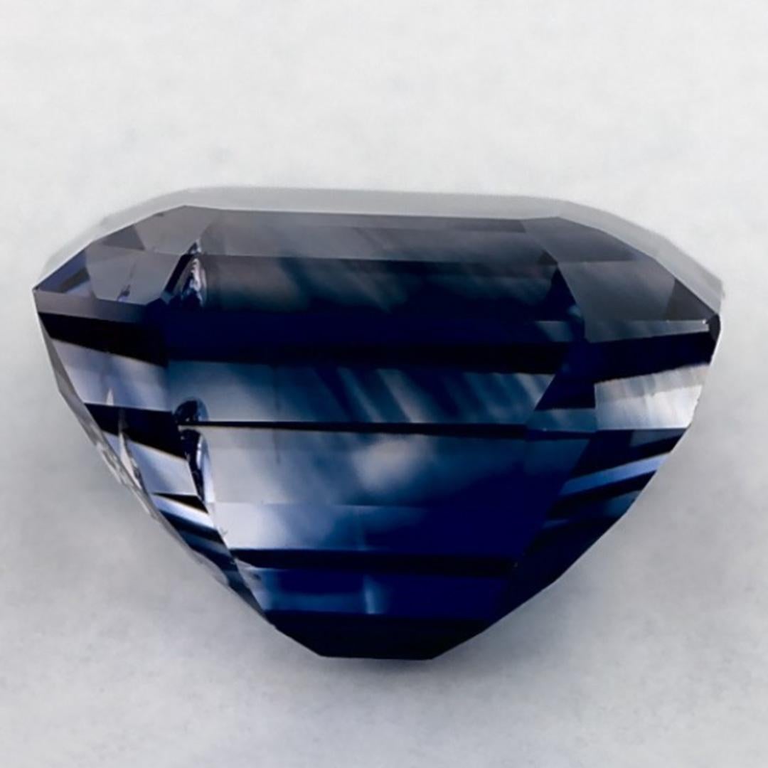 4.19 Karat Blauer Saphir Oktagon Loser Edelstein im Zustand „Neu“ im Angebot in Fort Lee, NJ