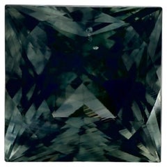 4.19 Ct Blue Sapphire Princess Loose Gemstone