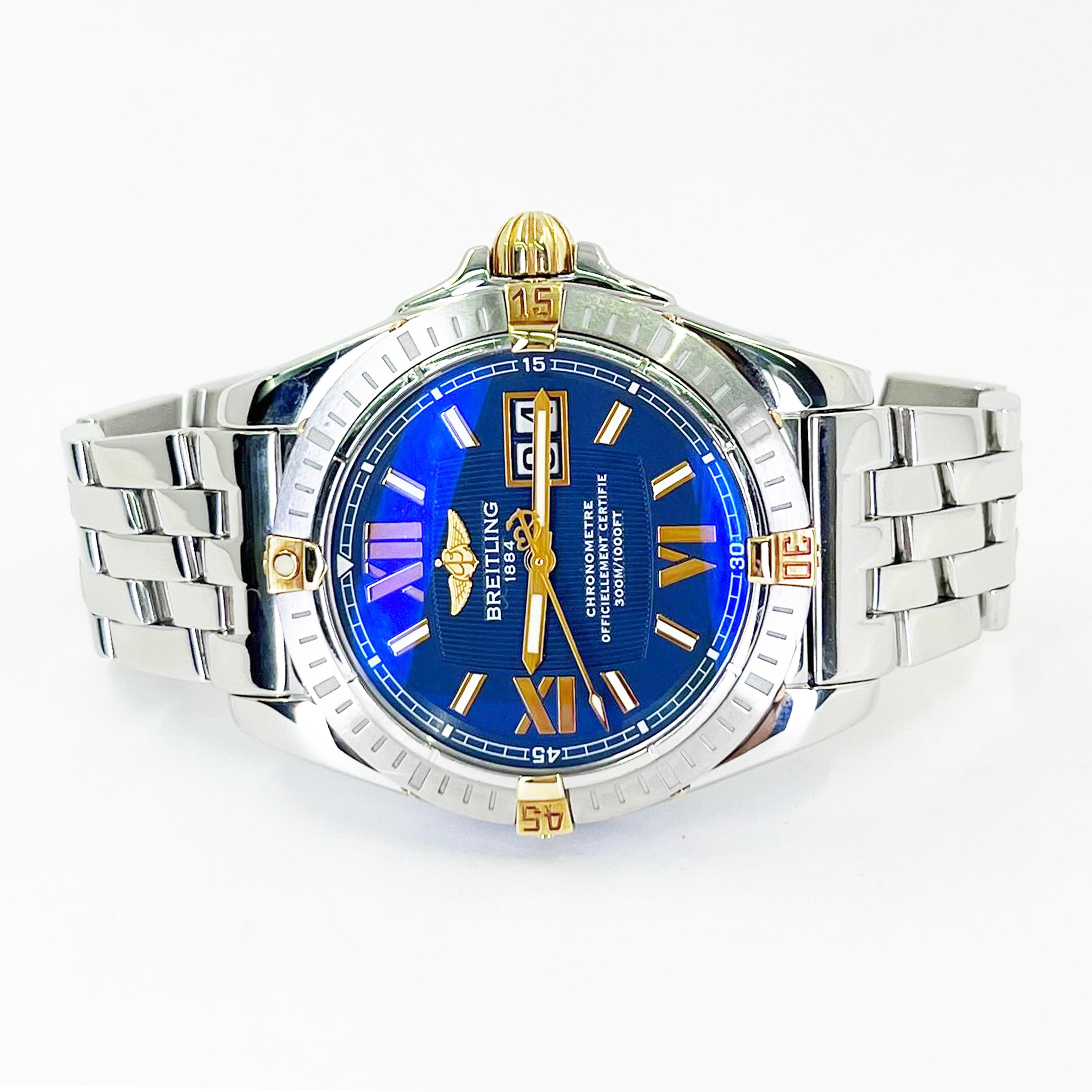 Montre chronomètre automatique Breitling Cockpit B49350 41mm en acier inoxydable & 1 en vente 2