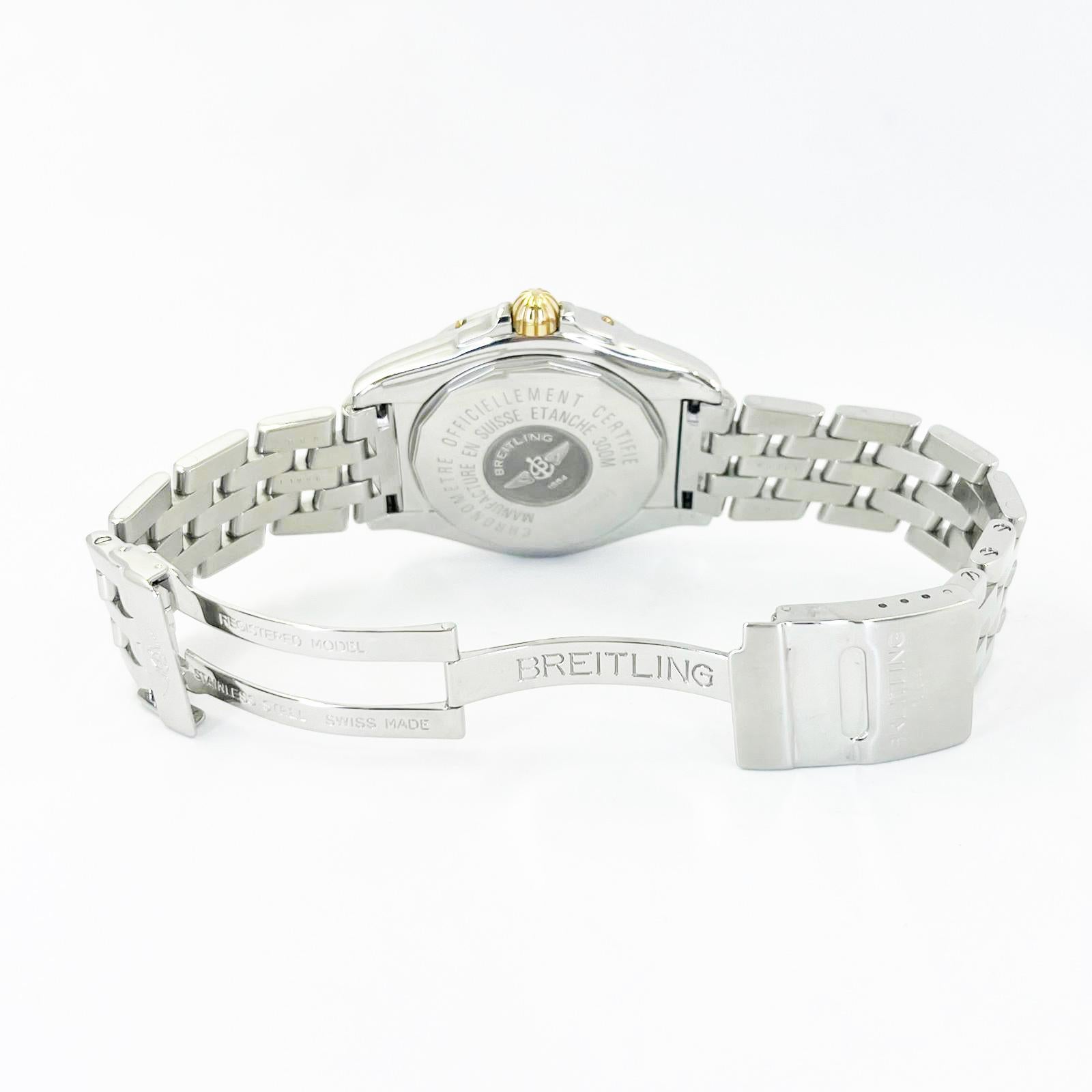Montre chronomètre automatique Breitling Cockpit B49350 41mm en acier inoxydable & 1 en vente 4