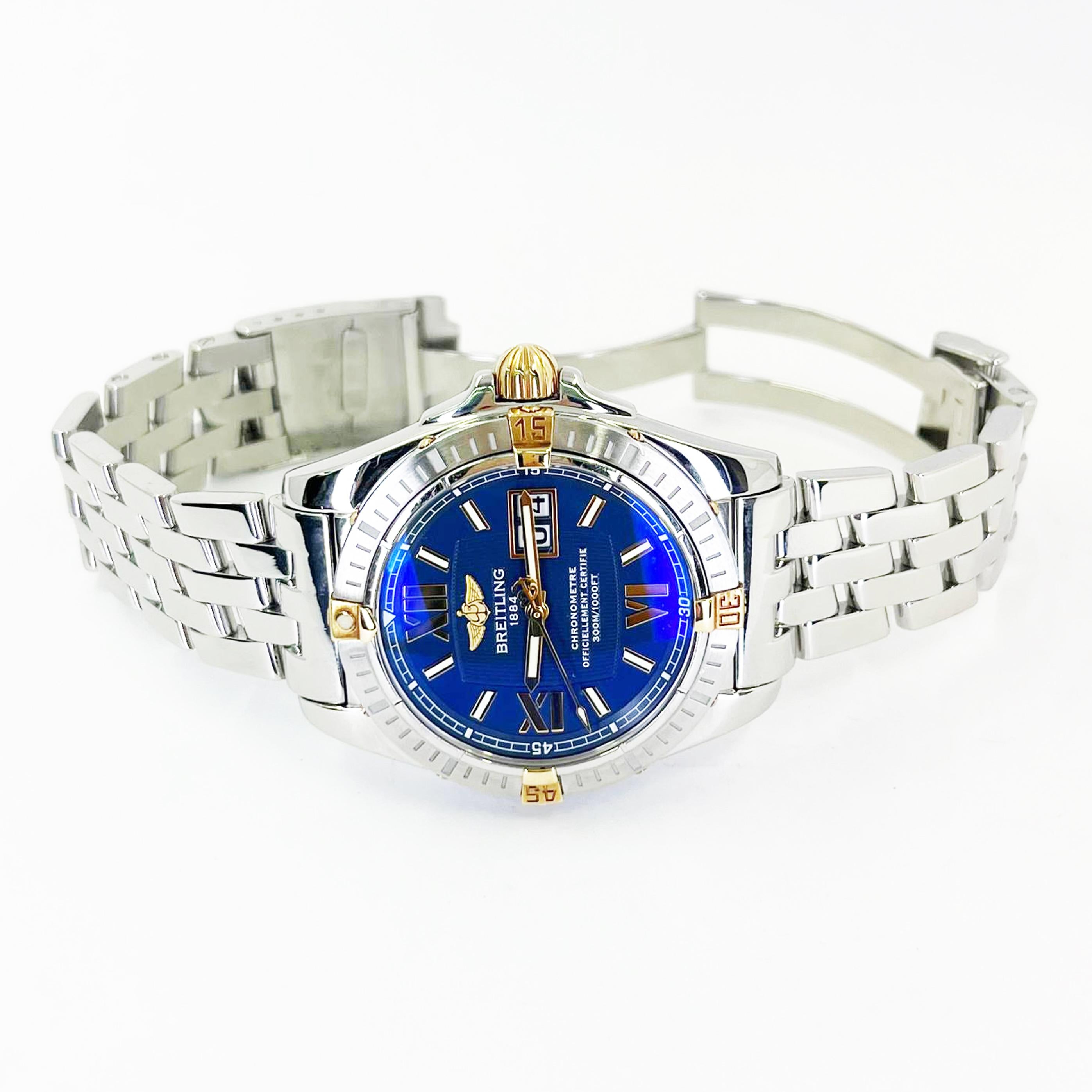 Montre chronomètre automatique Breitling Cockpit B49350 41mm en acier inoxydable & 1 en vente 5