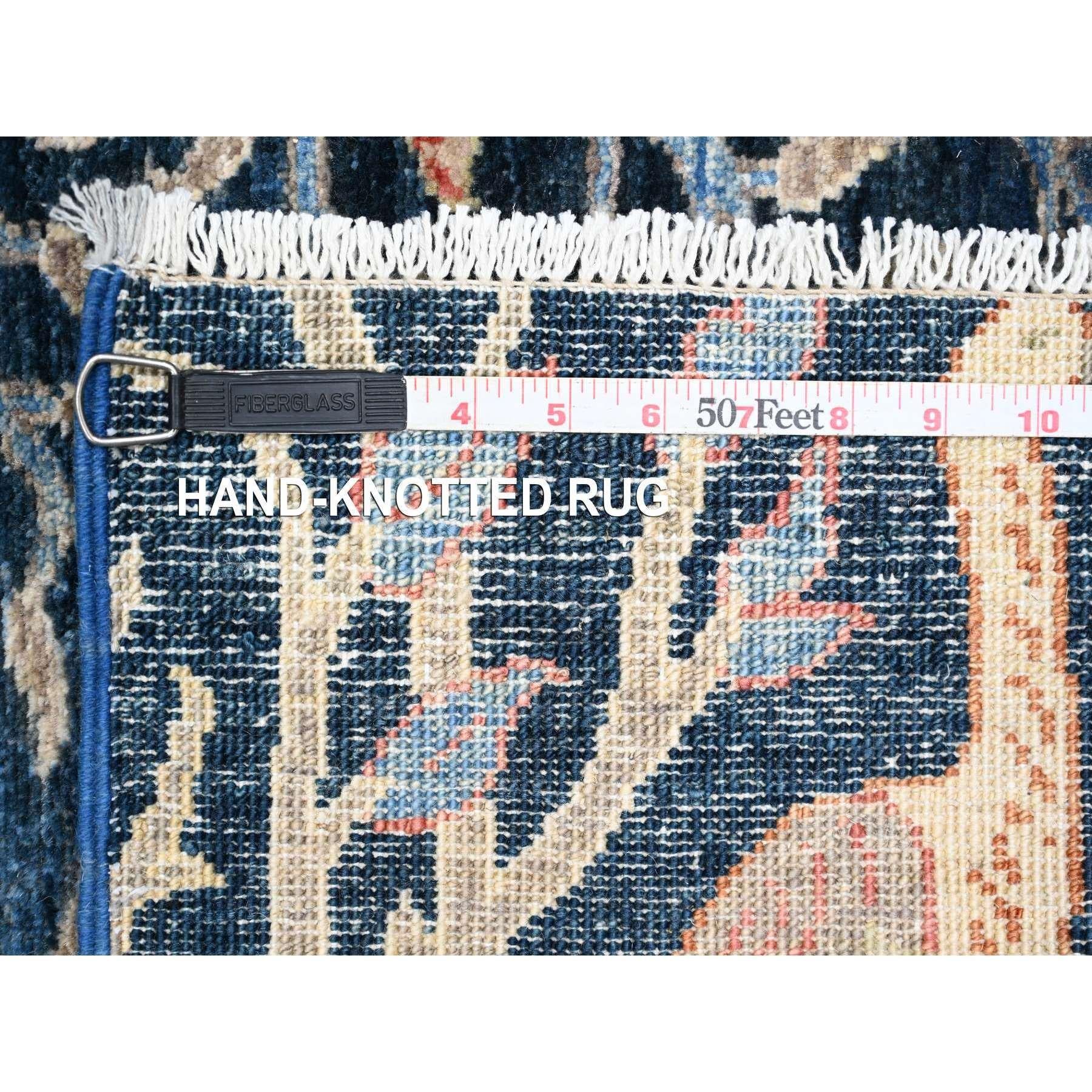 Tappeto Runner in Lana Annodato a Mano 4'1 