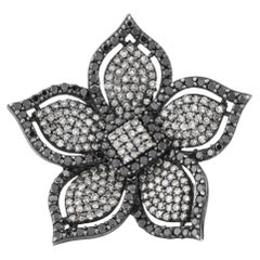 4.2 Carat Diamond Flower Cocktail Ring
